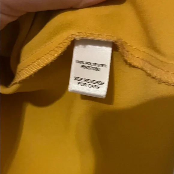 Cato Mustard Blouse for Women - Picture 4 of 6